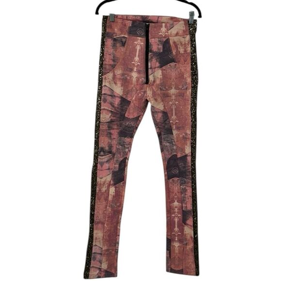 One Teaspoon Printed Skinny Stretchy Jegging Pant(Size Small) - Picture 3 of 10